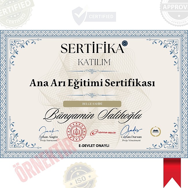 Ana Arı Eğitimi Sertifika / 120 Saat