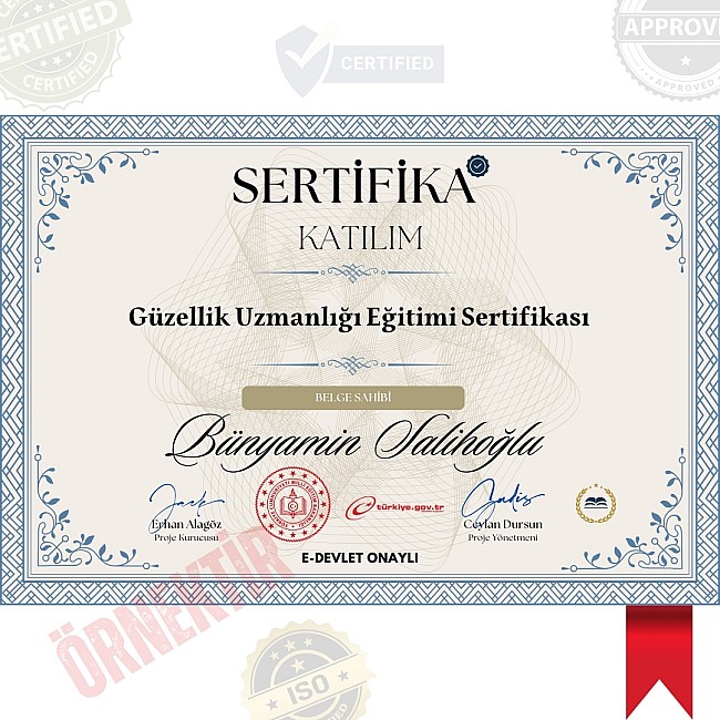 Güzellik Uzmanlığı Eğitimi Sertifika / 2224 Saat